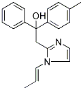 1-(4-METHYLPHENYL)-1-PHENYL-2-[1-(1-PROPENYL)-1H-IMIDAZOL-2-YL]ETHANOL Struktur