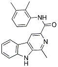 N-(2,3-DIMETHYLPHENYL)-1-METHYL-9H-BETA-CARBOLINE-3-CARBOXAMIDE Struktur