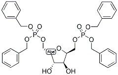 2,5-ANHYDRO-D-GLUCITOL-1,6-BIS-(DIBENZYLPHOSPHATE) Struktur