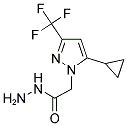 (5-CYCLOPROPYL-3-TRIFLUOROMETHYL-PYRAZOL-1-YL)-ACETIC ACID HYDRAZIDE Struktur