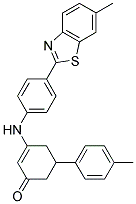 3-(4-(6-METHYLBENZO[D]THIAZOL-2-YL)PHENYLAMINO)-5-P-TOLYLCYCLOHEX-2-ENONE