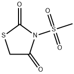 3-(METHYLSULFONYL)-1,3-THIAZOLANE-2,4-DIONE Struktur