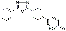 4-OXO-4-[4-(5-PHENYL-1,3,4-OXADIAZOL-2-YL)PIPERIDIN-1-YL]-(2Z)-BUTENOIC ACID Struktur