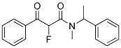 N-METHYL-N-(ALPHA-METHYLBENZYL)-2-BENZOYL-2-FLUOROACETAMIDE Struktur