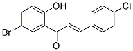 5'-BROMO-4-CHLORO-2'-HYDROXYCHALCONE Struktur