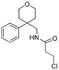 3-CHLORO-N-[(4-PHENYLTETRAHYDRO-2H-PYRAN-4-YL)METHYL]PROPANAMIDE Struktur