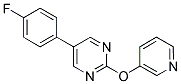 5-(4-FLUOROPHENYL)-2-(PYRIDIN-3-YLOXY)PYRIMIDINE Struktur