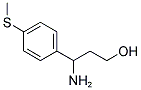 3-AMINO-3-[4-(METHYLSULFANYL)PHENYL]-1-PROPANOL Struktur