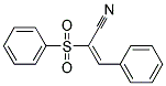 3-PHENYL-2-(PHENYLSULFONYL)PROP-2-ENENITRILE Struktur