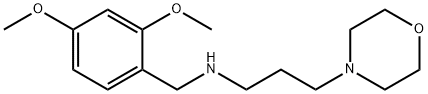 (2,4-DIMETHOXY-BENZYL)-(3-MORPHOLIN-4-YL-PROPYL)-AMINE Struktur