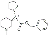 METHYL-(1-METHYL-3-PYRROLIDIN-1-YLMETHYL-PIPERIDIN-3-YL)-CARBAMIC ACID BENZYL ESTER Struktur