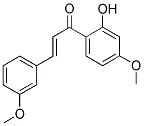 3,4'-DIMETHOXY-2'-HYDROXYCHALCONE Struktur