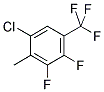 5-CHLORO-2,3-DIFLUORO-4-METHYLBENZOTRIFLUORIDE Struktur