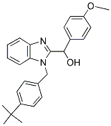 (1-(4-TERT-BUTYLBENZYL)-1H-BENZO[D]IMIDAZOL-2-YL)(4-METHOXYPHENYL)METHANOL