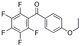 4-ETHOXY-2',3',4',5',6'-PENTAFLUOROBENZOPHENONE Struktur