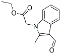 (3-FORMYL-2-METHYL-INDOL-1-YL)-ACETIC ACID ETHYL ESTER Struktur