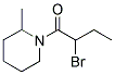 2-BROMO-1-(2-METHYLPIPERIDINO)-1-BUTANONE Struktur