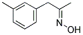 (3-METHYLPHENYL)ACETONE OXIME Struktur