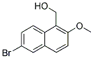 (6-BROMO-2-METHOXY-1-NAPHTHYL)METHANOL Struktur