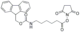 FMOC-6-AMINOHEXANOIC ACID N-HYDROXYSUCCINIMIDE ESTER Struktur