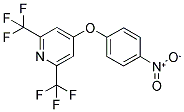 4-[2,6-BIS(TRIFLUOROMETHYL)PYRIDIN-4-YLOXY]NITROBENZENE Struktur