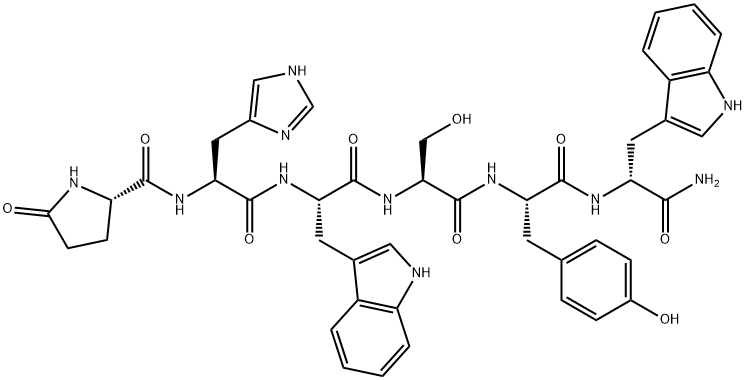 (D-TRP6)-LHRH (1-6) AMIDE Struktur