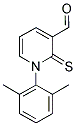 1-(2,6-DIMETHYLPHENYL)-2-THIOXO-1,2-DIHYDROPYRIDINE-3-CARBALDEHYDE Struktur