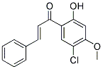 5'-CHLORO-2'-HYDROXY-4'-METHOXYCHALCONE Struktur