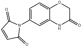 1-(3-OXO-3,4-DIHYDRO-2H-1,4-BENZOXAZIN-6-YL)-1H-PYRROLE-2,5-DIONE Struktur