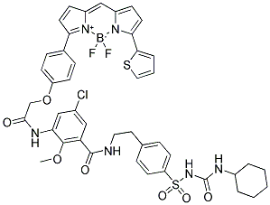 BODIPY(R) TR GLIBENCLAMIDE Struktur