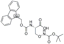 FMOC-AMS(BOC)-OH Struktur