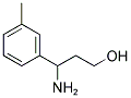 3-AMINO-3-M-TOLYL-PROPAN-1-OL Struktur