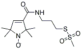 (1-OXYL-2,2,5,5-TETRAMETHYLPYRROLINE-3-YL)CARBAMIDOPROPYLMETHANEMETHANETHIOSULFONATE Struktur