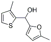 5-METHYL-2-FURYL-(3-METHYL-2-THIENYL)METHANOL Struktur