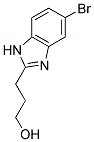 3-(5-BROMO-1H-BENZOIMIDAZOL-2-YL)-PROPAN-1-OL Struktur