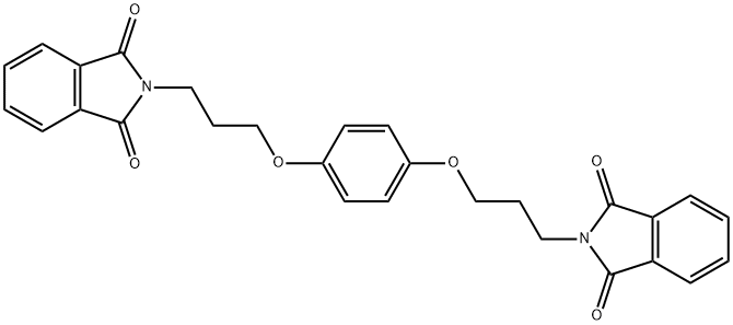 2-(3-(4-[3-(1,3-DIOXO-1,3-DIHYDRO-2H-ISOINDOL-2-YL)PROPOXY]PHENOXY)PROPYL)-1H-ISOINDOLE-1,3(2H)-DIONE Struktur