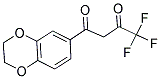 1-(2,3-DIHYDRO-BENZO[1,4]DIOXIN-6-YL)-4,4,4-TRIFLUORO-BUTANE-1,3-DIONE Struktur