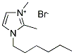 1-HEXYL-2,3-DIMETHYLIMIDAZOLIUM BROMIDE Structure