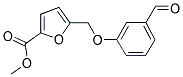 5-(3-FORMYL-PHENOXYMETHYL)-FURAN-2-CARBOXYLIC ACID METHYL ESTER Struktur