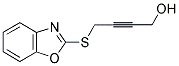 4-(1,3-BENZOXAZOL-2-YLTHIO)BUT-2-YN-1-OL Struktur