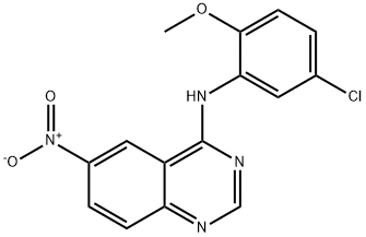 N-(5-CHLORO-2-METHOXYPHENYL)-6-NITRO-4-QUINAZOLINAMINE Struktur