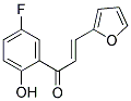 1-(5-FLUORO-2-HYDROXYPHENYL)-3-(2-FURYL)-PROP-2-EN-1-ONE Struktur