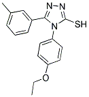 4-(4-ETHOXY-PHENYL)-5-M-TOLYL-4H-[1,2,4]TRIAZOLE-3-THIOL Struktur