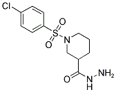 1-(4-CHLORO-BENZENESULFONYL)-PIPERIDINE-3-CARBOXYLIC ACID HYDRAZIDE Struktur