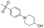 1-[4-(METHYLSULFONYL)PHENYL]PIPERIDIN-4-OL Struktur