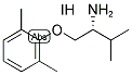 (-)-1-(2,6-DIMETHYLPHENOXY)-3-METHYL-2-BUTANAMINE HYDRIODIDE Struktur