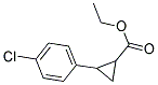 2-(4-CHLORO-PHENYL)-CYCLOPROPANECARBOXYLIC ACID ETHYL ESTER Struktur