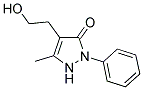 4-(2-HYDROXYETHYL)-5-METHYL-2-PHENYL-1,2-DIHYDRO-3H-PYRAZOL-3-ONE Struktur