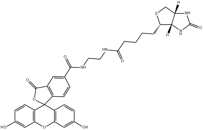 BIOTIN-4-FLUORESCEIN Struktur