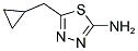 5-(CYCLOPROPYLMETHYL)-1,3,4-THIADIAZOL-2-YLAMINE Struktur